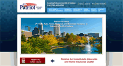 Desktop Screenshot of patriotinsurance.biz