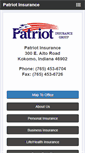 Mobile Screenshot of patriotinsurance.biz